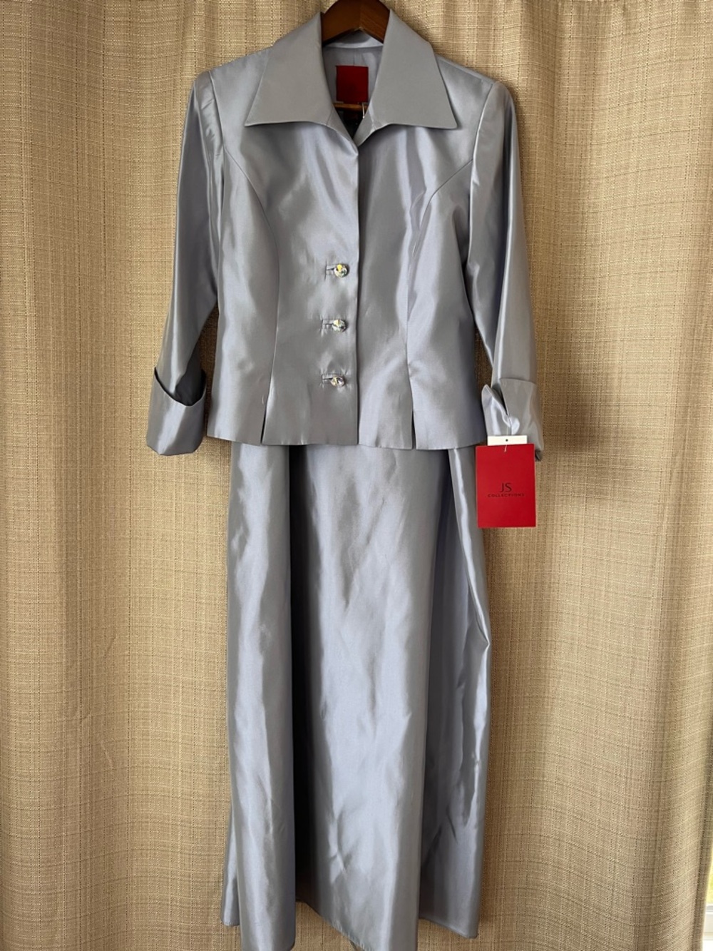 NWT 2 Piece Mother of the Bride JS Collections Lavender Formal Set - Picture 5 of 17